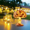 Artistic Mushroom Cloud Night Light Resin Decor Atomic Bomb Model Soft LED Ambient Lighting For Home Office Bedroom