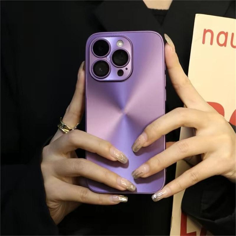 Luxury Bling Laser Aurora Pattern Phone Case for iPhone 16 15 Pro Max 13 12 11 14 Plus Cases Soft Bumper Shockproof Matte Cover