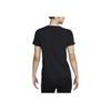 Nike Logo Crew Neck Casual Short Sleeve T-Shirt Women Tops Black FN2619-010