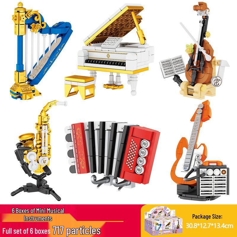 Fang Cheng Educational Building Blocks: Spring Festival Orange Tree & Treasure Pot Ornament Toy for Kids