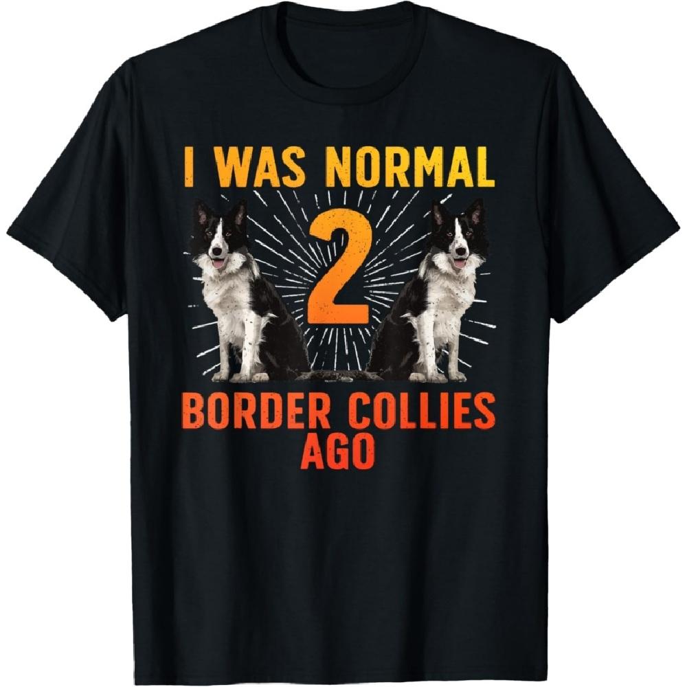 

Border Collie Art For Men Women Kids Border Collie Lover T-Shirt(10) S