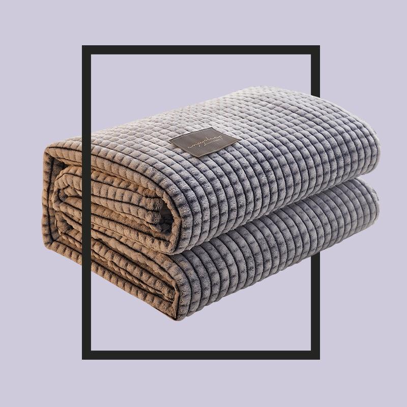 

Winter Blanket Flannel Multifunctional Blanket Thickened Warm Lamb Wool milk fleece blanket nap blanket Sofa Winter Blanket 70X100CM