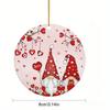 2D Flat Rofor Mantic Acrylic Gnome Couple Decoration Sign, Anniversary Gift, Suitable for Wall Decoration, Porch, Room, Villa, Accents Home, Hallway,