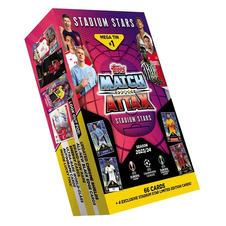 

Match Attax Mega Tin 1 Mega Tin Case 1 2023-2024 красный