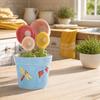 4Pcs Flower Measuring Spoons Set, Ceramic Nesting Measuring Cups with Stand, Cute Kitchen Baking Tool for Coffee Tea, Gift for Bakers