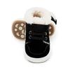 Niemowlęce zimowe bawełniane buciki prewalker z podszewką z polaru (0-1 Rok)