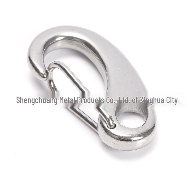 304 Stainless Steel Egg-Shaped Spring Snap Hook
