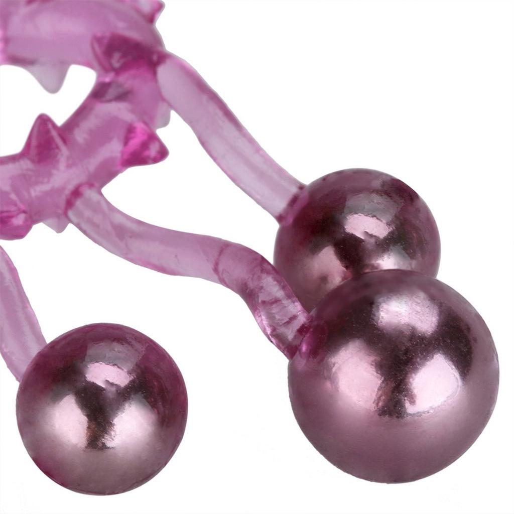 Penisring, Sexspielzeug für Erwachsene, lustiger Männer-Verzögerungsring ohne Batteriesperre, feiner Ring, drei Kugeln, aufregend