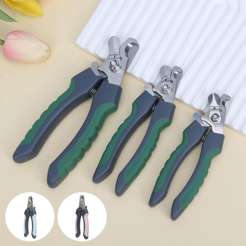 Pet Cat Dog Nail Clippers Stainless Steel Grooming Nail Dog Cat Nail Trimmer Labor-Saving Nail Clipper Pet Supplies