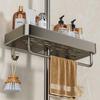 Wall-Mounted Bathroom Shower Organizer Shelf