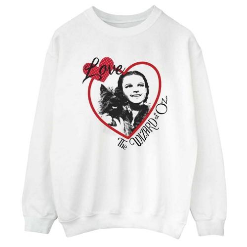 The Wizard Of Oz Womens/Ladies Love Heart Sweatshirt