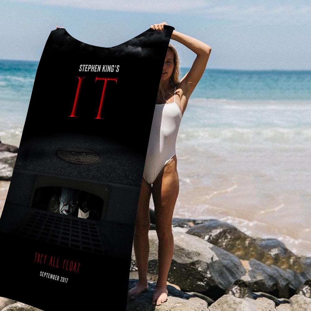 It It Chapter One Horror Movie Beach Towel For Kids Personalized Bath Towel Pool Towel Vacation Gift Picnic Towel Party Gift