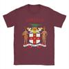 Jamaica Coat Of Arms   TShirt  Fashion T Shirts Short Sleeve Y2K Basic Tshirt Summer Cotton 4XL 5XL 6XL Clothing