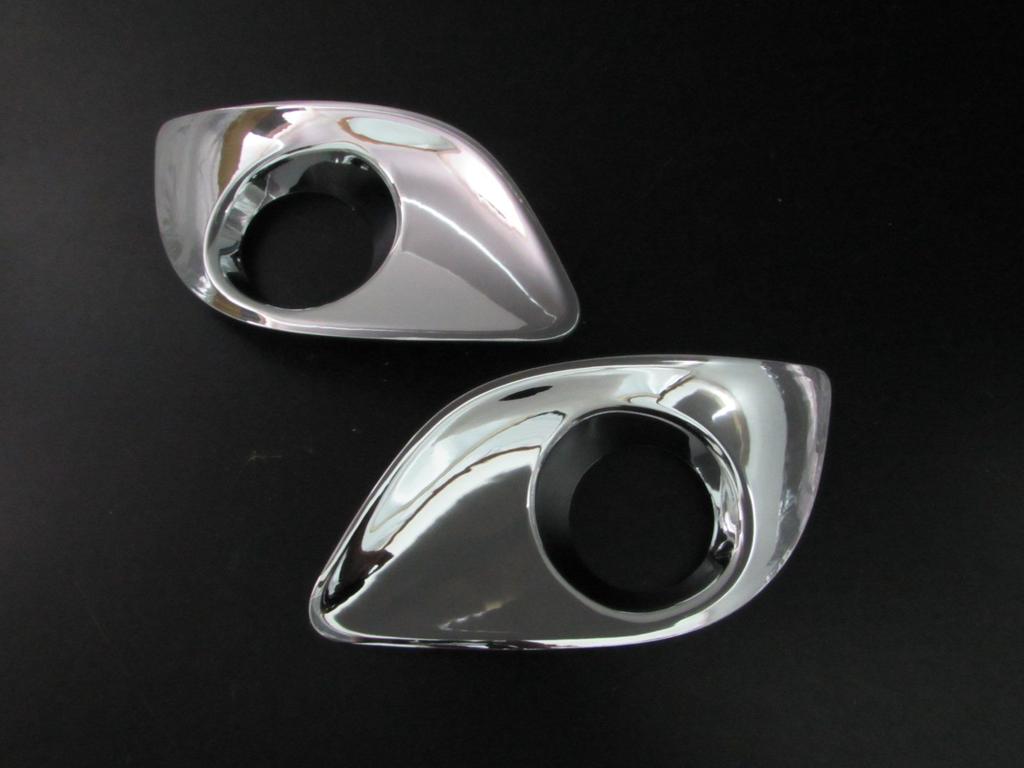 BRIGHTZ Chrome Fog Light Type for Palette SW MK21S Compatible with Palette SW MK21 Part Number 10491 Covers, A, (FOG-COV-159), (21S),