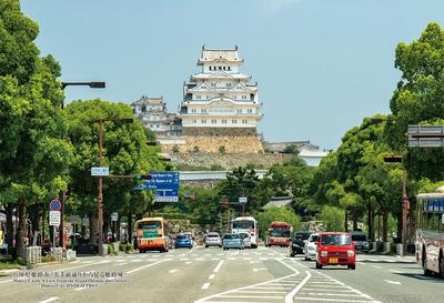 Cuties [Made In Japan] 300-Piece Jigsaw Puzzle, 67 Japanese Cities, Himeji City, Hyogo Prefecture [Himeji Castle As Seen from Otemae Street]