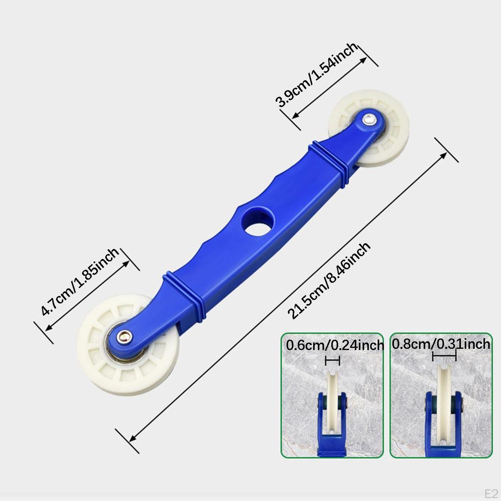 LED Strip Channel Roller Groove Wheel Comfortable Handle Portable for DIY Enthusiasts Sturdy 21.5cm