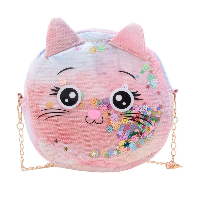

Adorable Cartoon Character Shoulder Bag For Girls With Unicorn Mermaid Cat Designs Cat