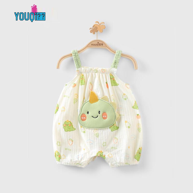 Youqi Baby Summer Sleeveless Cotton Romper 73