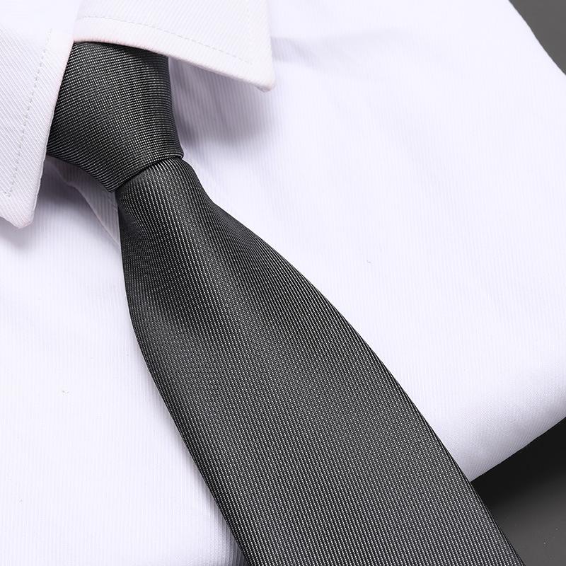 No Black Zipper Men'S Professional Dress Tie Business Casual Wedding Groom Korean Version Of A Pull Tie