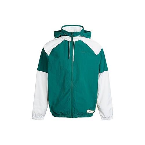 adidas Casual Sports Hooded Retro Jacket for Men, Forest Green XL лес зеленый