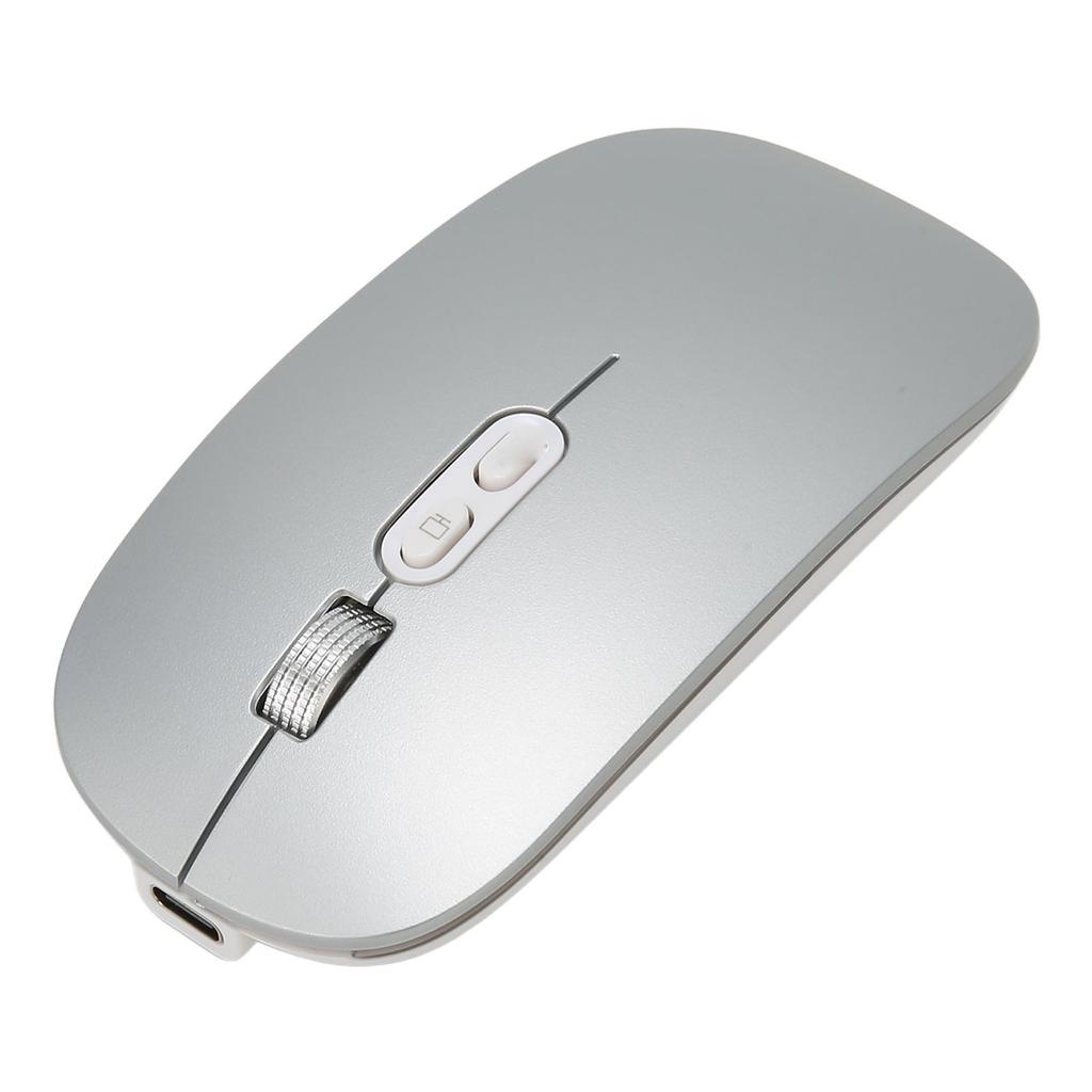 Bluetooth Mouse Silent Type C Charging 2.4G Wireless Mouse with Colorful Light for Macbook for