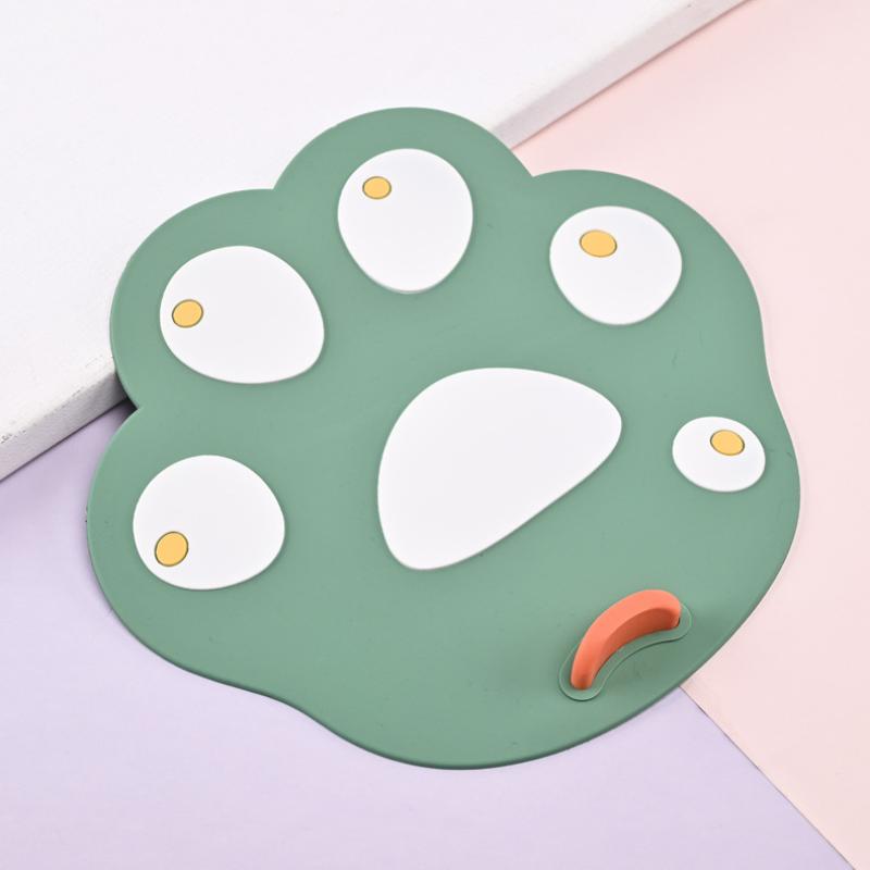 Cat Paw Silicone Floor Drain Anti Odor Pad Toilet Pad Bathroom Sewer Deodorant Cover Water Stopper Kitchen Sink Plug Strainer