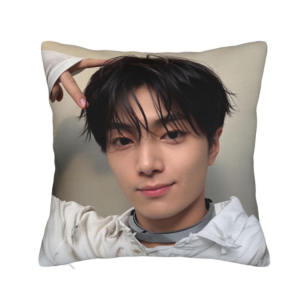 Jay Kpop Style Boy Pillowcases Novelty Pillow Case For Living Room Bed Chair Print Pillow Cover