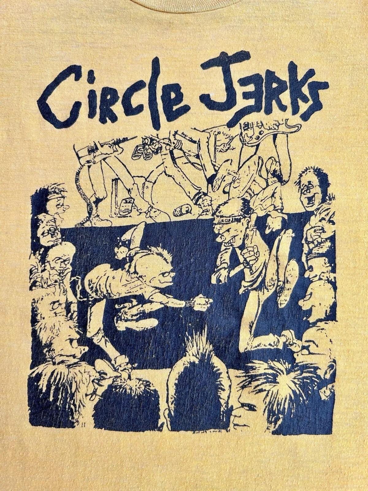 New Rare CIRCLE JERKS Short Sleeve Unisex S-5XL T-Shirt 8D126 XXXL