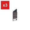 Fountain Pen Ink Cartridges, PARKER, Quink, Blue-Black, 5-Pack, 1950385