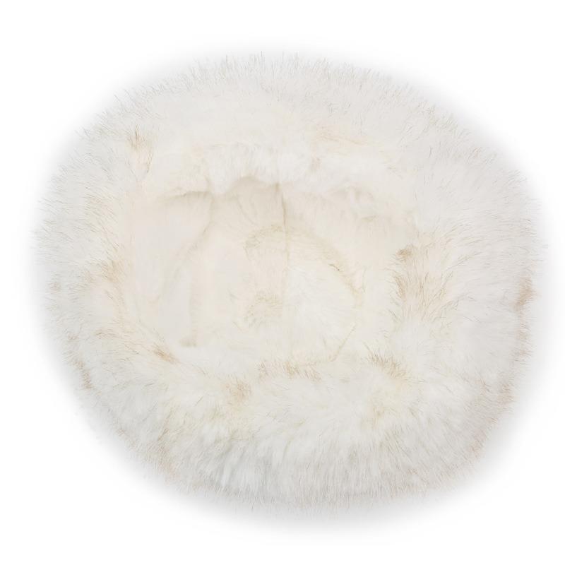 Winter Hat New Bear Woman Thickened Windproof and Cold Hat Imitation Fur Ear Protection Warm Hat