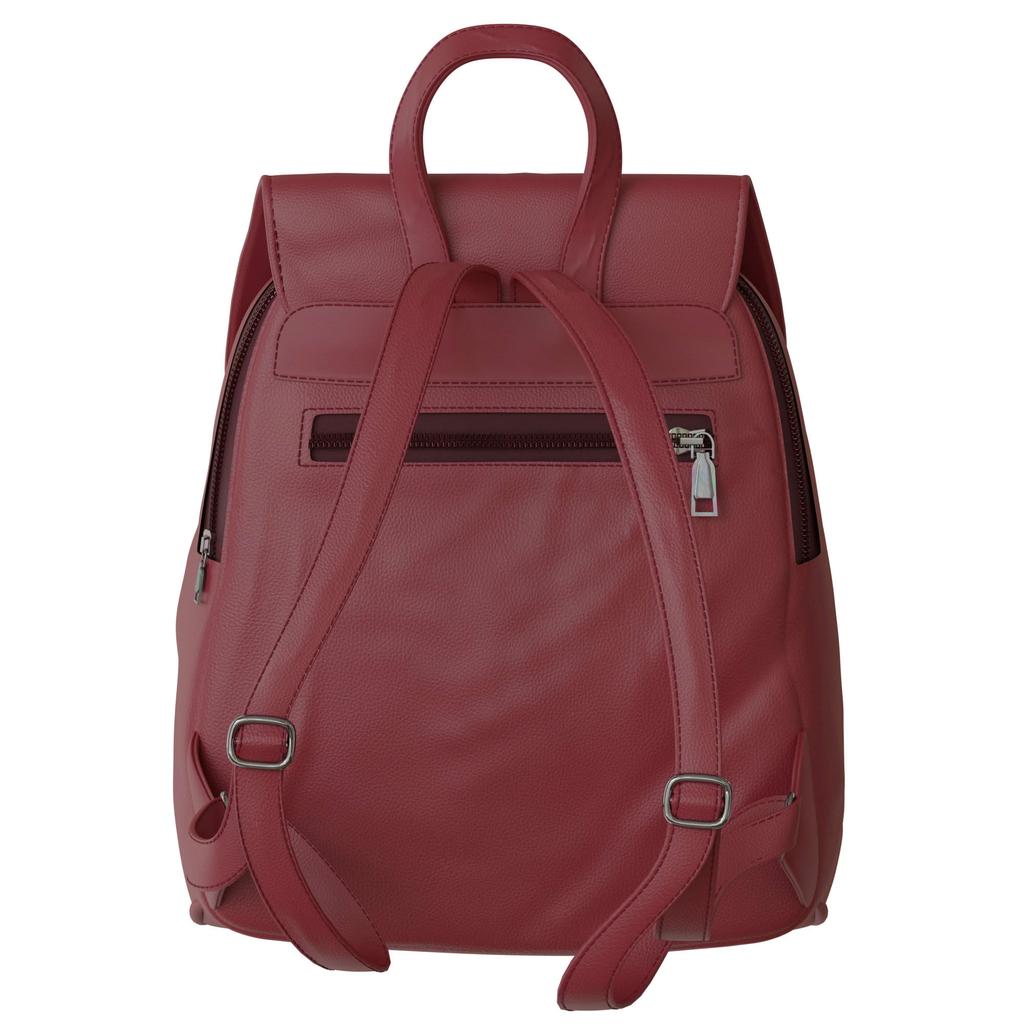 Damen Rucksack Kunstleder Vegan Freizeit Tasche