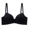 Seamless Push-up and Anti-sagging Small Chest Push-up Underwear Without Steel Ring Simple and Breathable Girls Bra