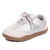 Children's Sneakers 2024 New  Embroidery Flats Girls Fashion Silk Satin Lace-up Casual Sport Shoes Student Kids Board Shoes