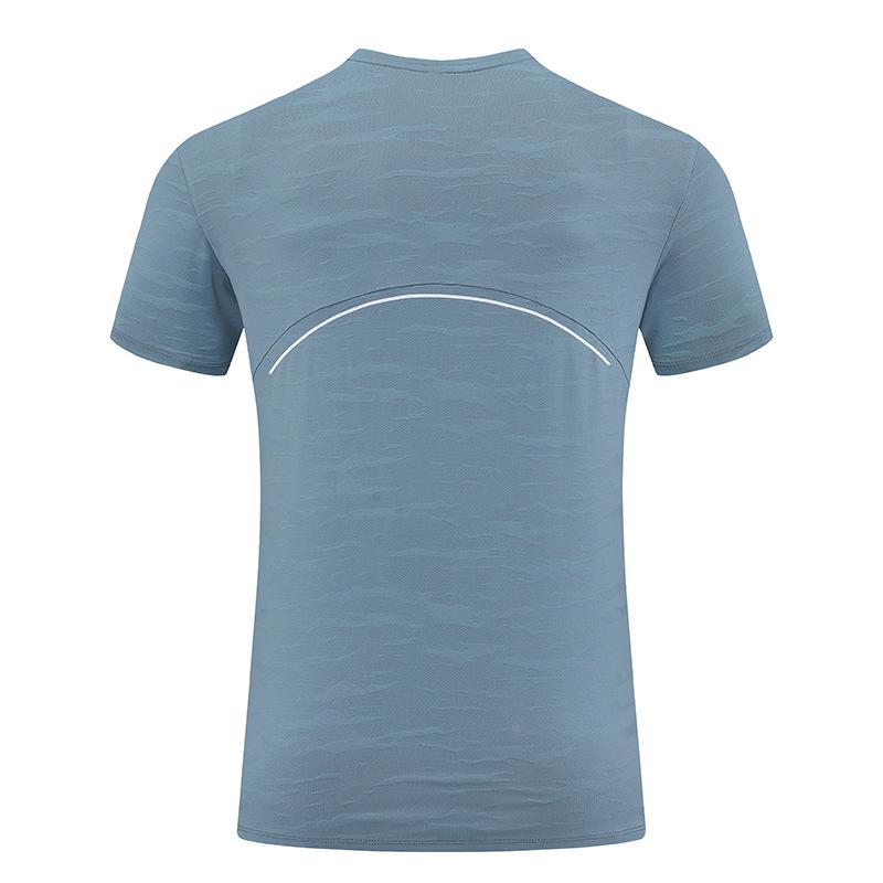 2024 Men's Quick-Dry Short-Sleeve Fitness Running T-Shirt for Outdoor Sports