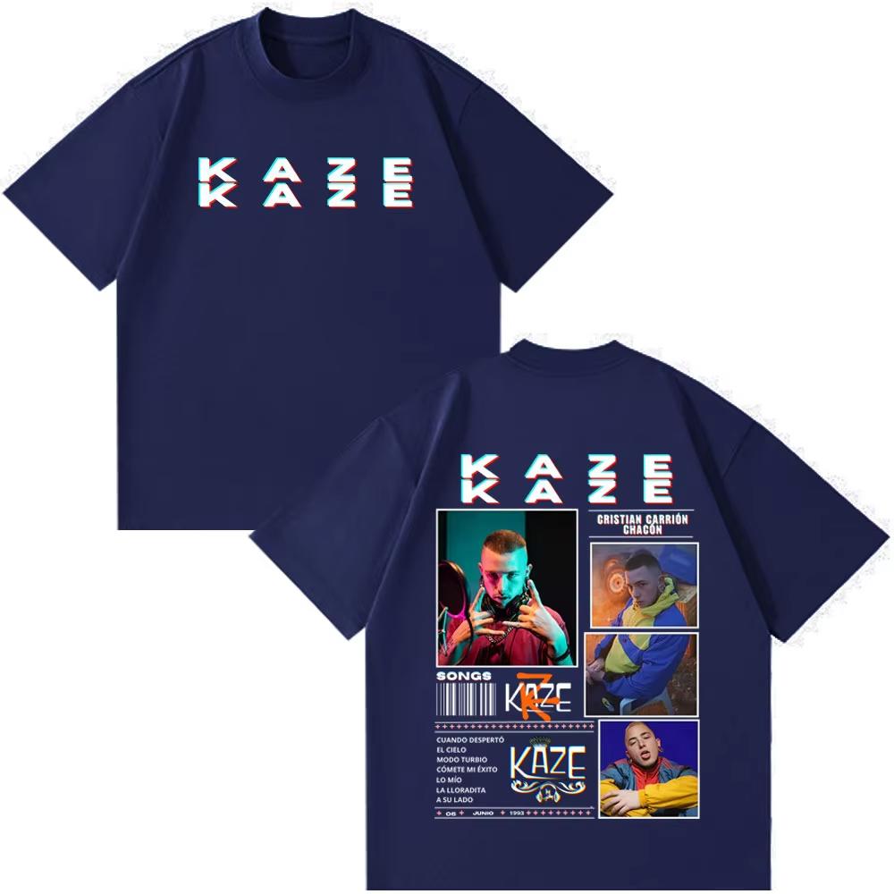 Rapper Kaze R New Fashion Album Printed Tshirt Unisex Women Casual Tshirt Shortsleeved Cotton Hiphop Punk Oversized Tshirt Top