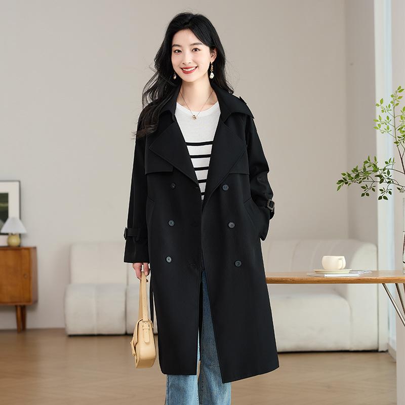 

Женская ретро-новая свободная композитная фигурная куртка-ветровка облегающего темперамента высокого класса для женщин 2XL