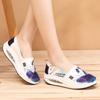 Canvas Rocking Shoes Women's Non-slip Air Cushion Soft Sole Lightweight Mother Shoes Old Beijing Cloth Shoes Women's Summer Overalls Lazy Shoes
