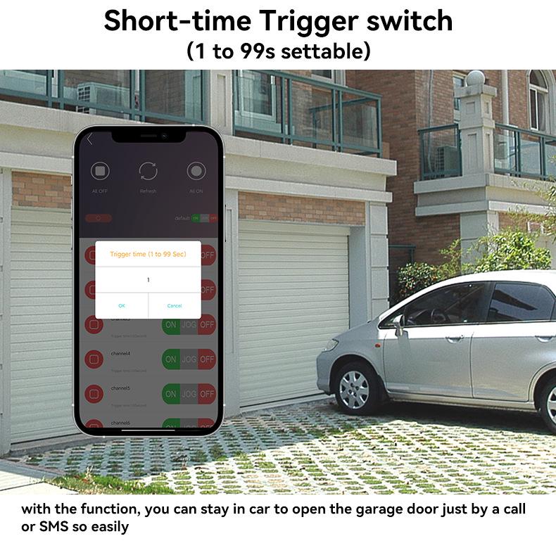 SM8-WLTE-EU 4G Eight-Way Mobile Phone-Controlled Temperature & Humidity Alarm with Remote SMS/App/Web Control