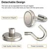 10PCS Strong Magnet Hooks Multi-Purpose Storage Hooks Home Kitchen Bar Storage Hooks Key Storage Hooks Bathroom Hangers