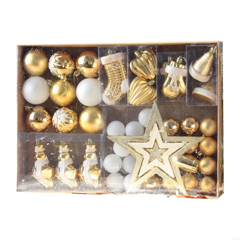 KX4B for Creative Christmas Plastic Christmas Balls Christmas Pendant Gifts for