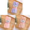 Coral Fleece Towel With Thick Absorbent Stripes For Home Use And Giftgiving