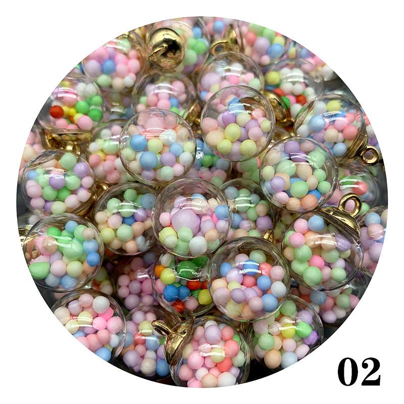 Star Sequin Glass Ball Pendant for Nail Art, Necklaces, Hair Accessories & Keychains
