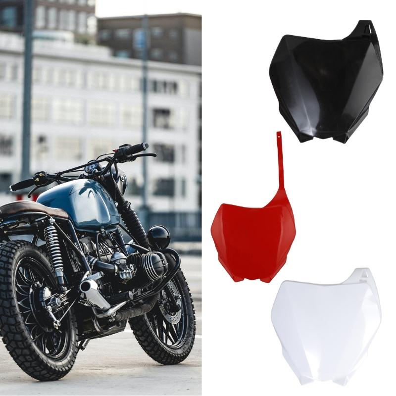 Trail Bike Front Number Plate Motocross Number Plate Competition Number Plate Simple Installation for YZ125 YZ25 YZF