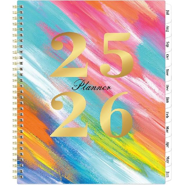 2026 Planner - Planner 2026, 2026 Planner weekly and monthly, January 2026 - December 2026, 8.5  x 11 , 2026 Calendar Planner with Colourful Tabs, Weekly and Monthly Planne