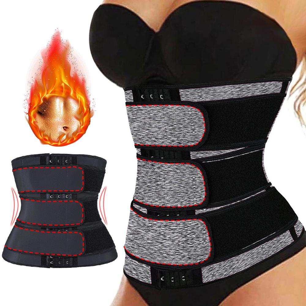 Damski Pas Modelujący Talię Pas Podtrzymujący Talię Wsparcie Pleców Pas Sauna Potny Spalacz Tłuszczu na Brzuch Modelator Brzucha Korset Fitness Siłownia Sport