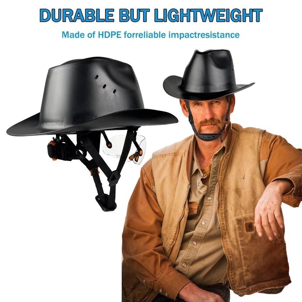 High-density Polyethylene Hard Hat Head Protection Full Brim Hard Hat Construction