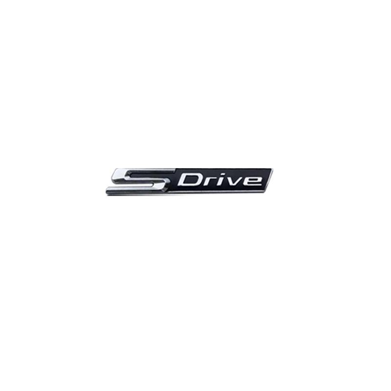 3D ABS Auto Kotflügel Seitenemblem Heckkofferraumabzeichen XDrive edrive sdrive schwarz rot Logo Aufkleber für X1 X2 X3 X4 X5 X6 X7 Autozubehör