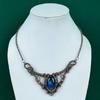 Labradorite necklace copper wire wrapped handmade necklace dainty gemstone jewelry wire wrapped necklace stylish jewlery gift for girlfriend