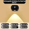 Led Motion Sensor Wall Lamp Touch 360 Rotatable USB Recharge Wireless Portable Night Light For Bedroom Reading Lamp