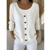 Women Single Breasted V-neck Long Sleeve Sweater Cardigans Coats Long Sleeve Knitted Outerwear Jackets